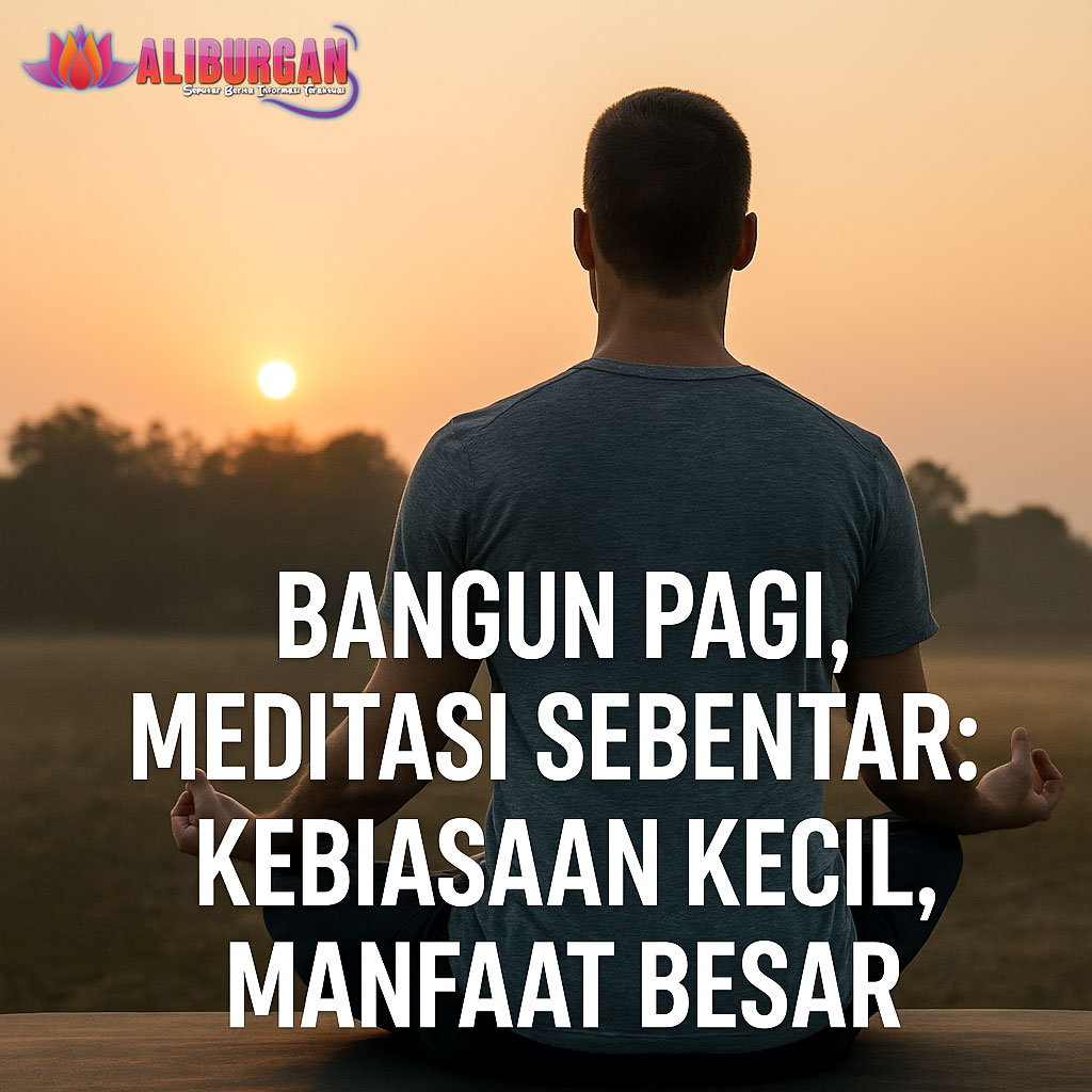Bangun Pagi, Meditasi Sebentar: Kebiasaan Kecil, Manfaat Besar